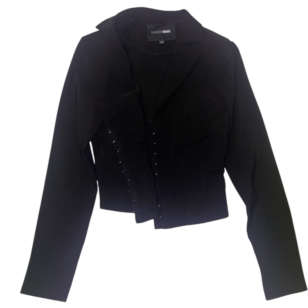 Fashion Nova Black Blazer Size Small